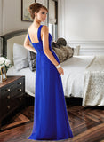 Gladys Chiffon Floor-length Empire Sweetheart Bridesmaid Dress STKP0013212