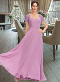 Tania A-Line Sweetheart Bridesmaid Dress With Lace STKP0013299