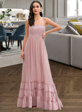 Hilary A-LineSquareNecklineFloor-LengthBridesmaidDress#273611 STKP0013300