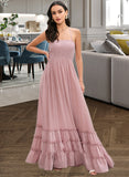 Hilary A-LineSquareNecklineFloor-LengthBridesmaidDress#273611 STKP0013300