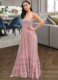 Hilary A-LineSquareNecklineFloor-LengthBridesmaidDress#273611 STKP0013300