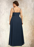 Anastasia A-Line Square Neckline Floor-Length Chiffon Mother of the Bride Dress STK126P0014818