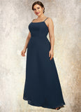 Anastasia A-Line Square Neckline Floor-Length Chiffon Mother of the Bride Dress STK126P0014818