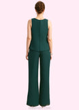 Hillary Jumpsuit/Pantsuit Separates Scoop Floor-Length Chiffon Mother of the Bride Dress With Beading Sequins STKP0021913