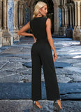 Breanna Square Elegant Jumpsuit/Pantsuit Polyester Maxi Dresses STKP0022346