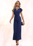 Alina Scoop Elegant Jumpsuit/Pantsuit Polyester Maxi Dresses STKP0022417