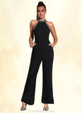 Hortensia Sequins High Neck Elegant Jumpsuit/Pantsuit Polyester Maxi Dresses STKP0022438