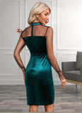 Adrianna Elegant Bodycon Velvet Dresses STKP0022497