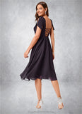 Liliana A-line Sweetheart Knee-Length Chiffon Cocktail Dress STKP0022500