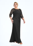 Rebecca Mermaid Lace Floor-Length Dress STKP0022682