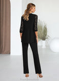 Natalie Cover Up Lace Jumpsuit/Pantsuit black STKP0022692