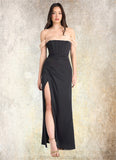 Lauretta Nicole Black and Blush Pink Contrast Maxi Dress Atelier Dresses | Azazie STKP0022881