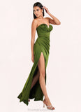 Yesenia Roslyn Olive Green Rosette Gown Atelier Dresses | Azazie STKP0022884