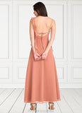 Araceli Candace Copper Ruffle Gown Atelier Dresses | Azazie STKP0022897