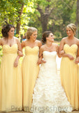 Pleated Sweetheart Floor-Length Stylish A-Line Combination Bridesmaid Dresseses Abby STKP0025531