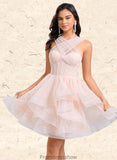 Julissa Ball-Gown/Princess Sweetheart Short Tulle Homecoming Dress STKP0025667