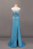 2024 Sweetheart Sheath/Column Prom Dress Lace PGHHZSR1