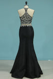 2024 Two-Piece Scoop Beaded Bodice Prom Dresses P2S5GS93