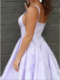 Charming Sleeveless Round Neck A Line Long Prom Dresses