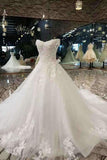 2024 Special Offer Wedding Dresses Off The Shoulder A-Line With P8B9Q4TG