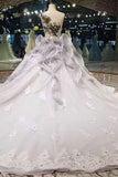 2024 New Arrival Gorge Wedding Dresses Scoop Neckline A-Line PDMD38CC