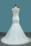 2024 Scoop Wedding Dresses Mermaid With P5ST9Q2F