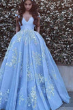 2024 Ball Gown Off The Shoulder Prom Dresses Tulle P6MA78NS