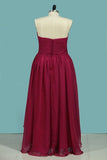 2024 Asymmetrical Bridesmaid Dresses Sweetheart Ruched Bodice PMQL24EF