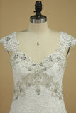 2024 Straps A Line Wedding Dresses With PH6N4S9X