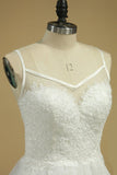 2024 Spaghetti Straps A Line Wedding Dresses P7A15A1X