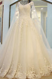 2024 Off The Shoulder A Line Wedding Dresses With Beads Court Train PY4SK6MN