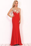 2024 Sexy V Neck Prom Dresses Mermaid Spandex With PCYJC4T7