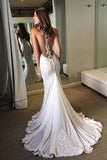 2024 Scoop Chiffon Wedding Dresses Mermaid With PBG7FFPE