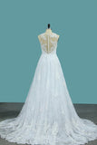 2024 Mermaid Wedding Dresses Tulle Scoop With PM3BSK9T