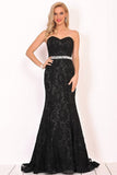 2024 Evening Dresses Sweetheart Beaded Waistline PPBSC3T2