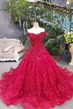 2024 Good Quality Lace Burgundy/Maroon Wedding Dresses Lace Up A-Line Off PQEZA3A6