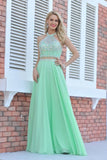 2024 Scoop Prom Dresses A Line Beaded Bodice PY9EQ3ZC