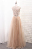 2024 A Line Tulle & Lace Two-Piece P2BMSH5K