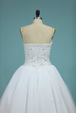 2024 Sweetheart Bridal Dresses Ball Gown Tulle White PCL7MA9N