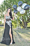 2024 Prom Dresses Mermaid/Trumpet Black Sweetheart Chiffon With PX7R6LQK