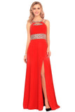 2024 New Arrival Scoop Prom Dresses A Line Chiffon With P1N2XBGS