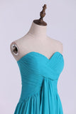 2024 Prom Dresses A Line Floor Length Sweetheart Chiffon With PP1GF4GK