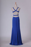 2024 Prom Dresses Straps Spandex Mermaid Floor Length P2TF3TPR