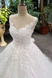 2024 Fantastic Wedding Dresses Floor Length Lace Up Straps With Appliques PXKZN7CQ