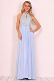 2024 New Arrival Scoop Chiffon With Beading Prom Dresses PGXK27QB