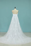 2024 Mermaid Boat Neck Wedding Dresses With Applique Chapel PRJKNSM2