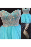 2024 Homecoming Dresses A Line Sweetheart Short/Mini P3XLA9MA