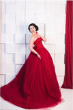 New Style Red Tulle Lace up Sweetheart Strapless Beads Ball Gown Prom Quinceanera Dress