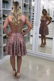 2024 Lace Homecoming Dresses A Line Knee Length P8932RQC