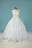 2024 Tulle Scalloped Neck A Line Wedding Dresses PFCCD3R9